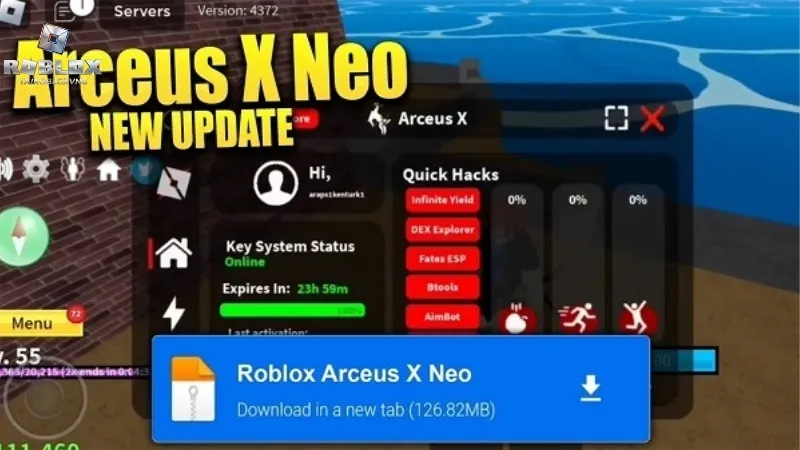 Các tính năng đột phá chỉ có trên Arceus X Neo