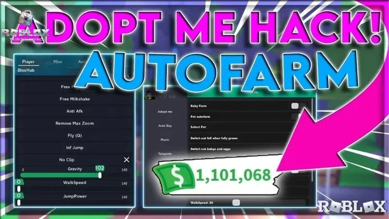 Hướng dẫn cách Hack Adopt Me trên Mobile và PC chi tiết