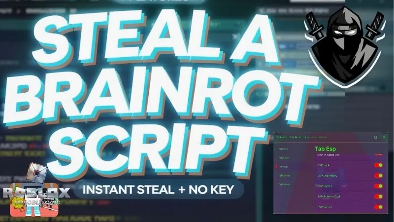 Các tính năng của Script Steal a Brainrot mới nhất