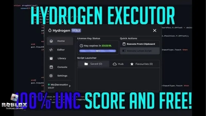 Những tính năng đột phá của Hydrogen Executor