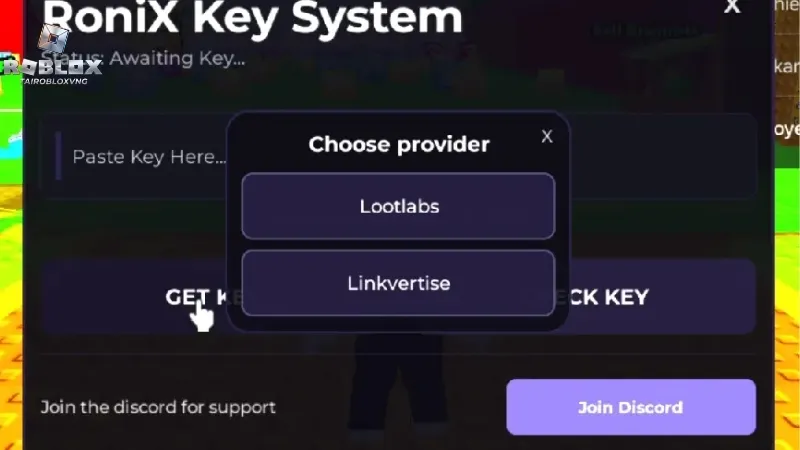 Cách lấy Key Ronix Executor nhanh nhất