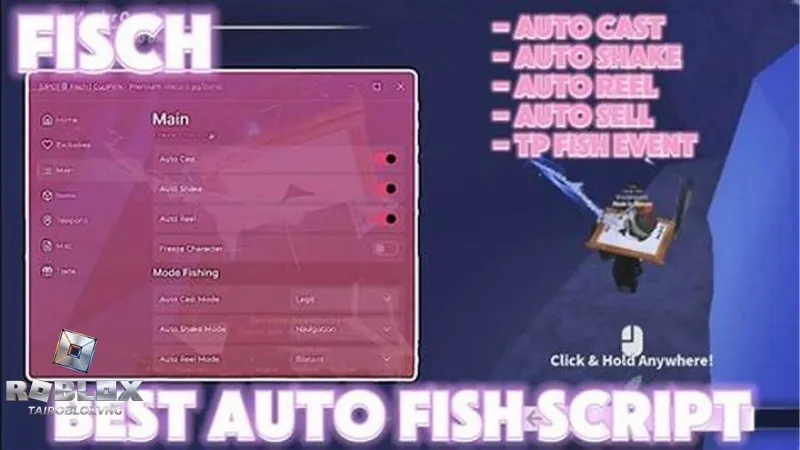Các tính năng của Script Fisch mới nhất hiện nay
