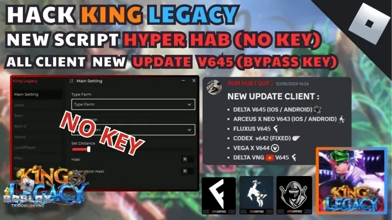 Hướng dẫn cách nhập và sử dụng Script King Legacy trên Mobile & PC
