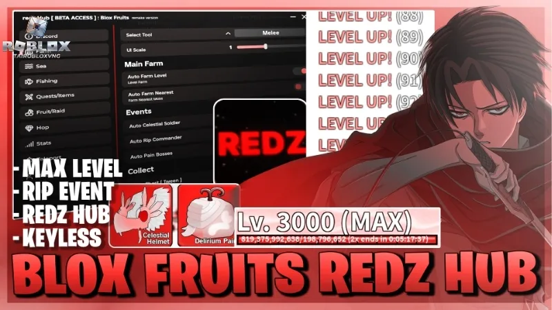 Hướng dẫn cách nhập và sử dụng Script Redz Hub trên điện thoại