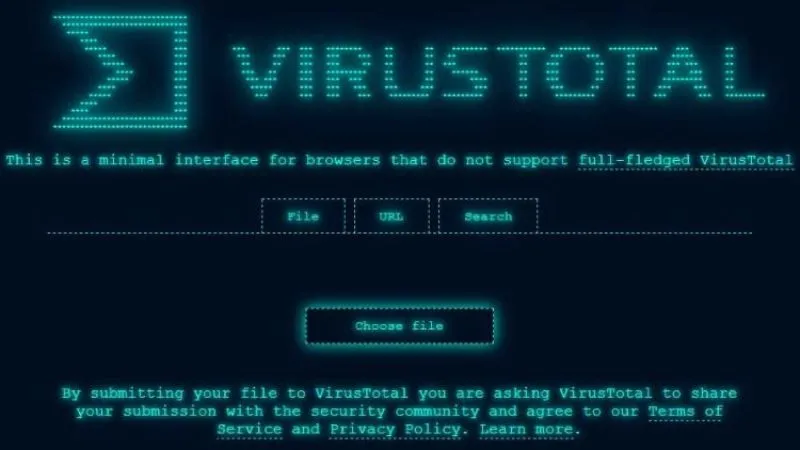 Các báo cáo "đỏ" từ hệ thống VirusTotal