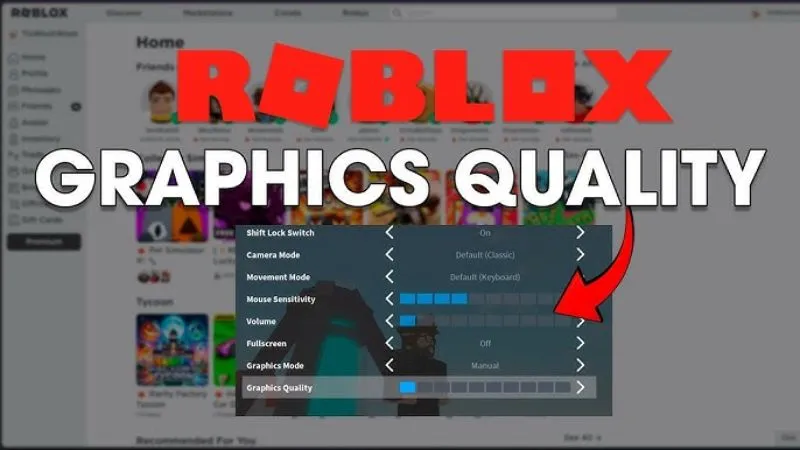 Thiết lập mức đồ họa Graphics Quality thấp nhất