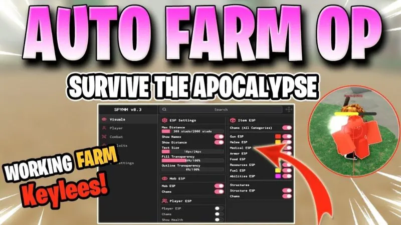 Đột Phá Giới Hạn Sức Mạnh Với Script Survive the Apocalypse Cực Khủng